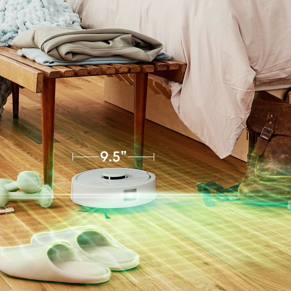 Kommt problemlos in enge R&auml;ume und umf&auml;hrt Hindernisse