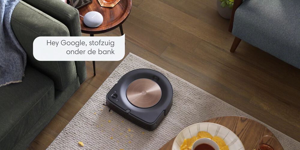 Alexa communiceert met een Roomba