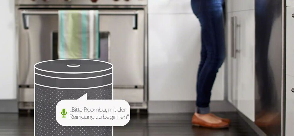 Verwenden eines intelligenten Geräts zur Steuerung eines Roomba