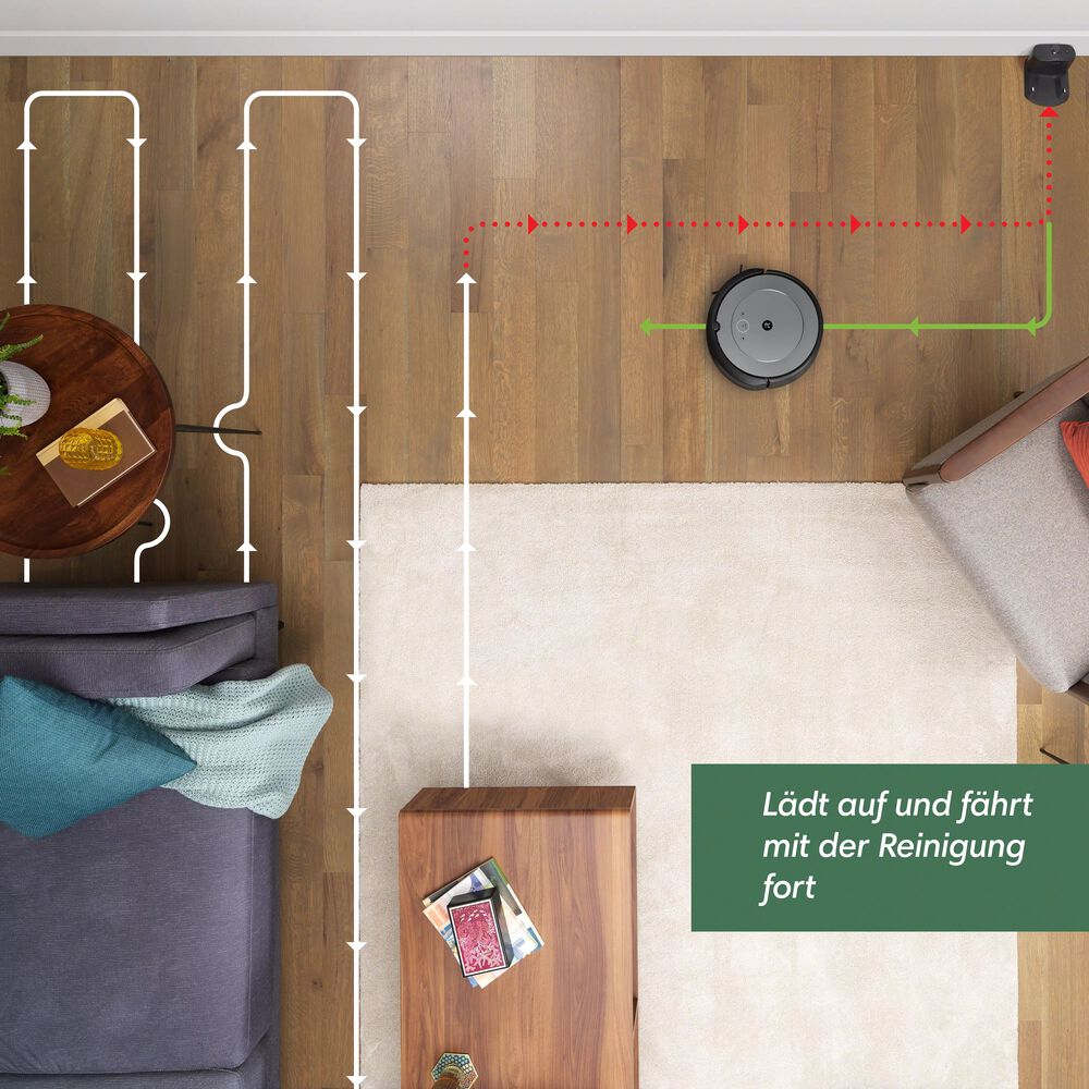 &Uuml;berlass das Saubermachen dem Roomba&reg; i1 Saugroboter