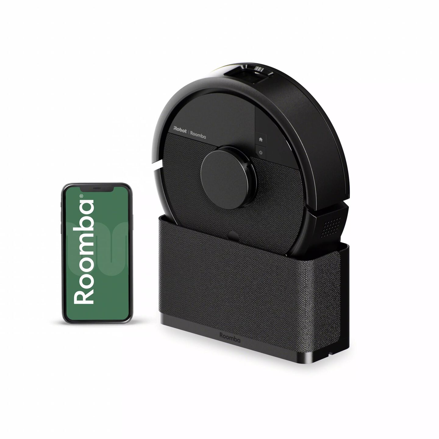 Robot Aspirador e Mopa Roomba&reg; Mini + Suporte SlimCharge&trade; &ndash; Preto