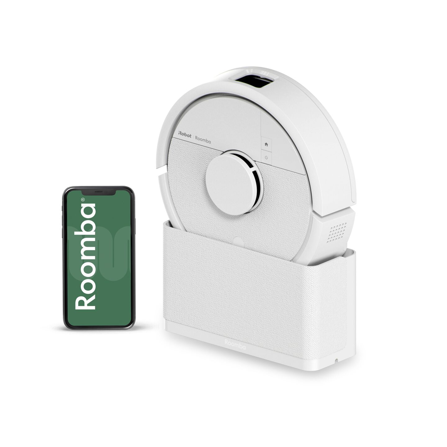 Robot Aspirador e Mopa Roomba&reg; Mini + Suporte SlimCharge&trade; &ndash; Preto