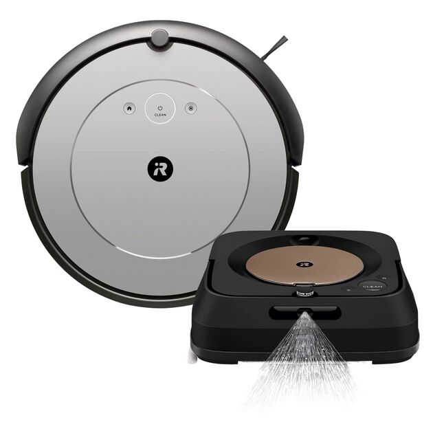 Robot aspirador Roomba® i1 & Robot friegasuelos Braava jet® m6