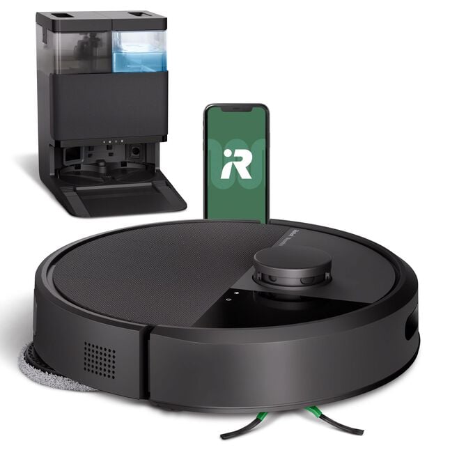 Robot Roomba® Plus 405 Combo con Base AutoWash™ - Negro