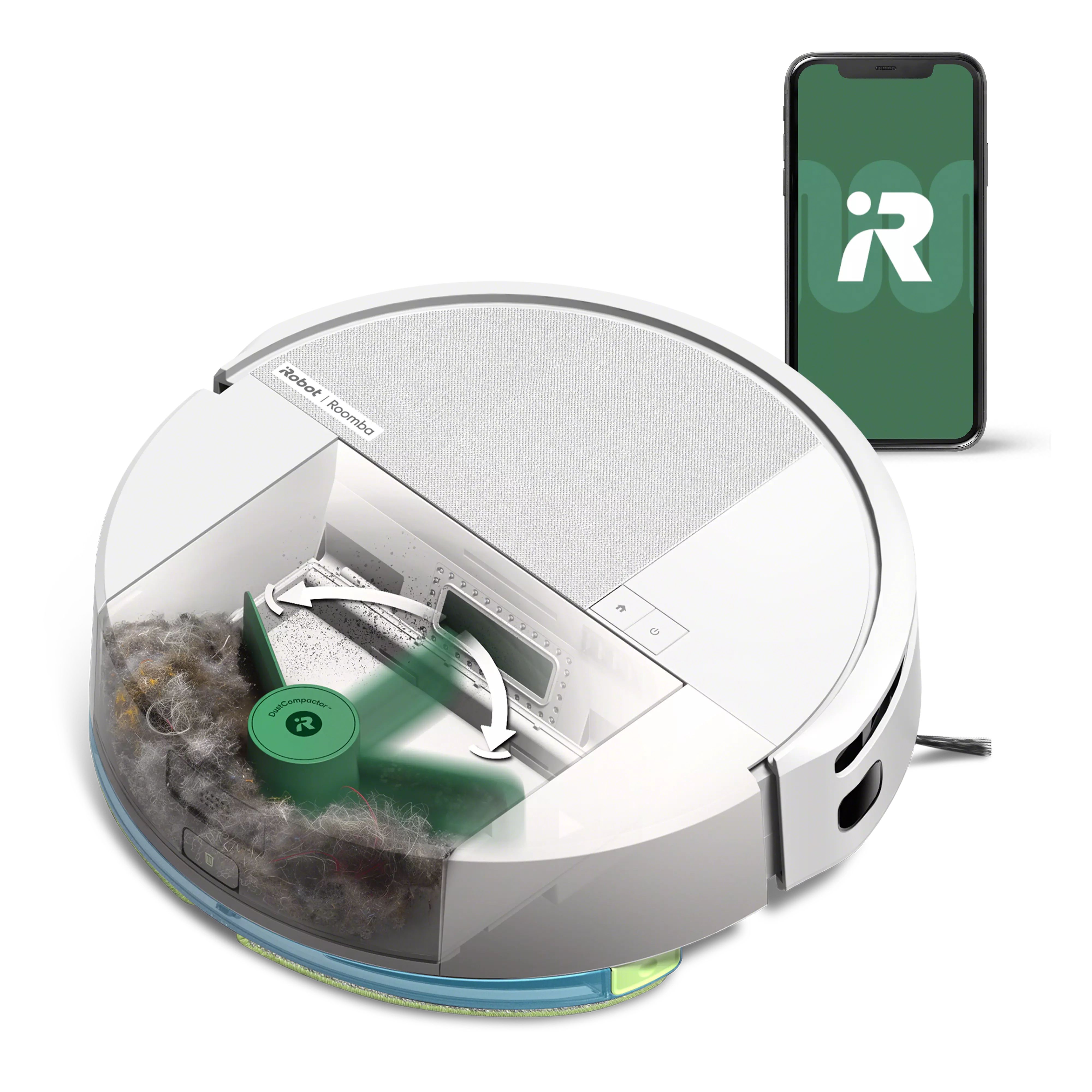 Roomba® 205 DustCompactor™ Combo Roboter – Weiß